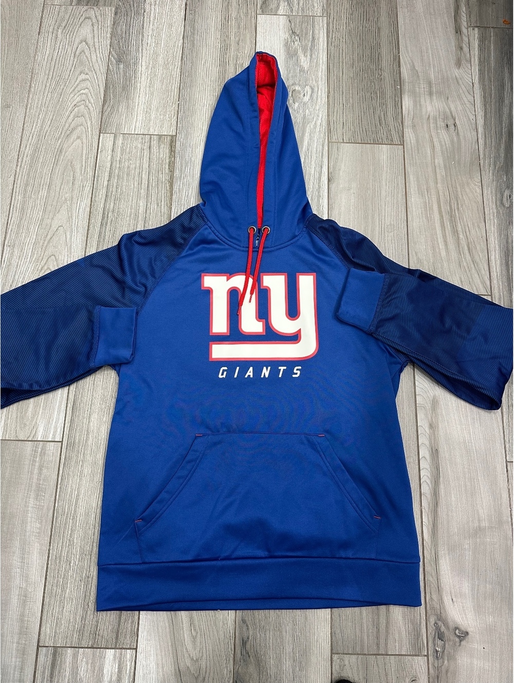 Majestic New York Giants Therma Base Hoodie Pullover Medium